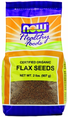 Now Foods Golden Flax Seeds Certified Organic 